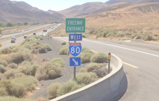 I-80 Westbound Reopens After Overnight Mudslide Cleanup at Derby Dam