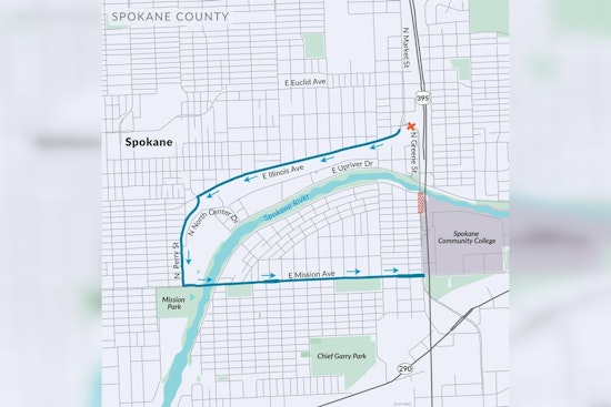 Spokane Commuters Alert as Greene Street Closes and Detour Begins for North Spokane Corridor Work