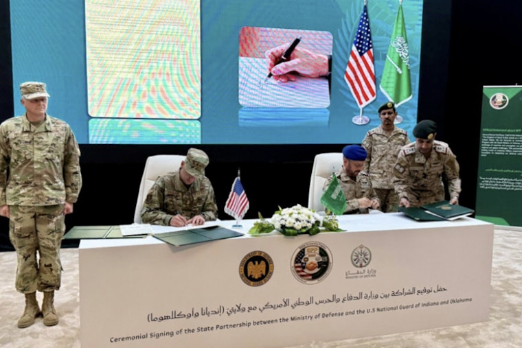 Indiana and Oklahoma National Guards Forge Strategic Partnership with Saudi Arabia Under Defense Department Program
