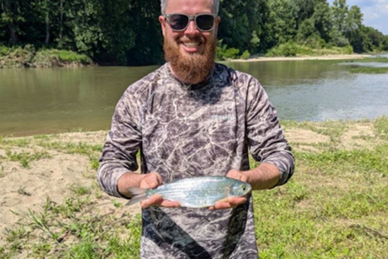 Indianapolis Angler Hooks New State Record Mooneye in Whitewater River