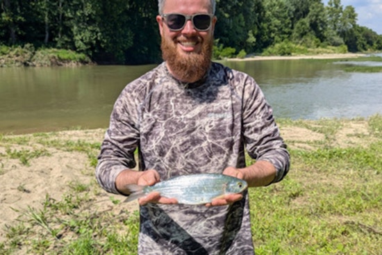 Indianapolis Angler Hooks New State Record Mooneye in Whitewater River