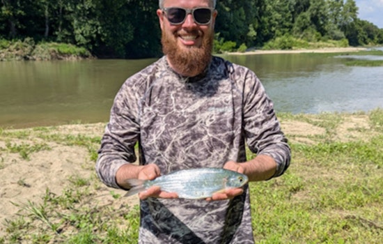 Indianapolis Angler Hooks New State Record Mooneye in Whitewater River