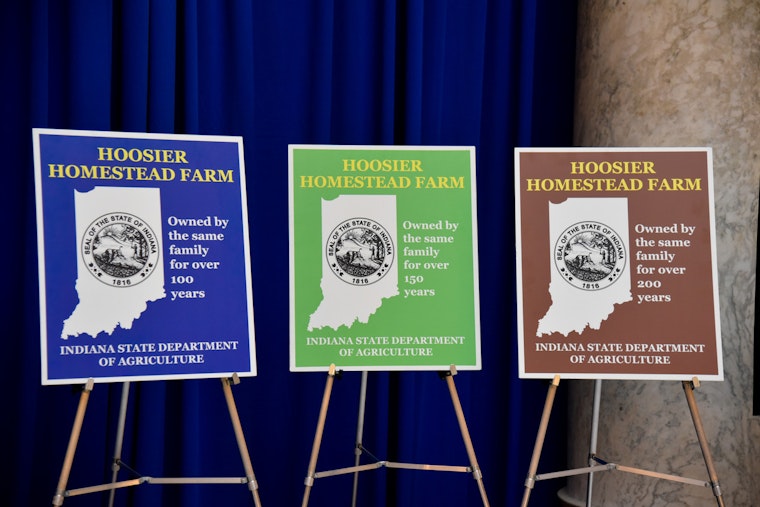 Indiana's Briggs and Connolly-Hartman Farms Celebrated With Hoosier Homestead Awards for Longstanding Agricultural Heritage