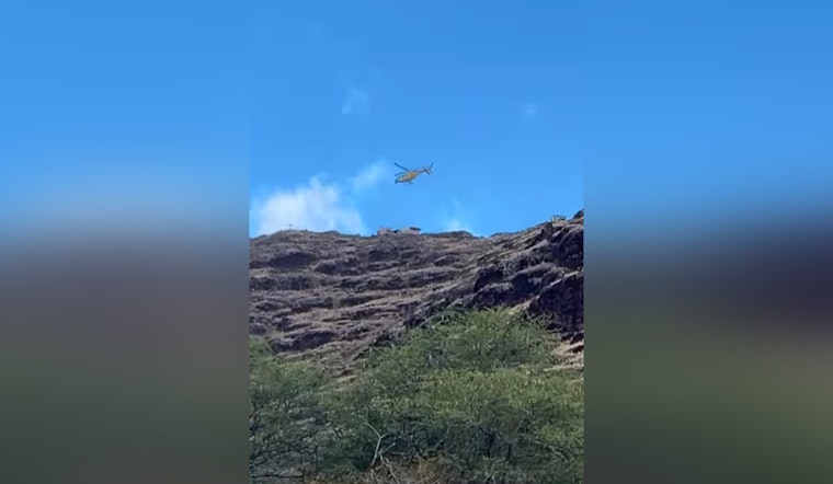Injured Hiker Rescued by Honolulu Fire Department from Lanikai Pillbox Trail