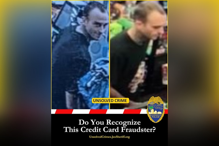 Jacksonville Authorities Hunt for Credit Card Fraudster After Theft Leads to Spending Spree