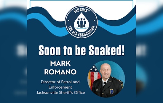 Jacksonville Law Enforcement Heads Go Head-to-Head in Icy ALS Fundraiser to Honor Late Assistant Chief Judge