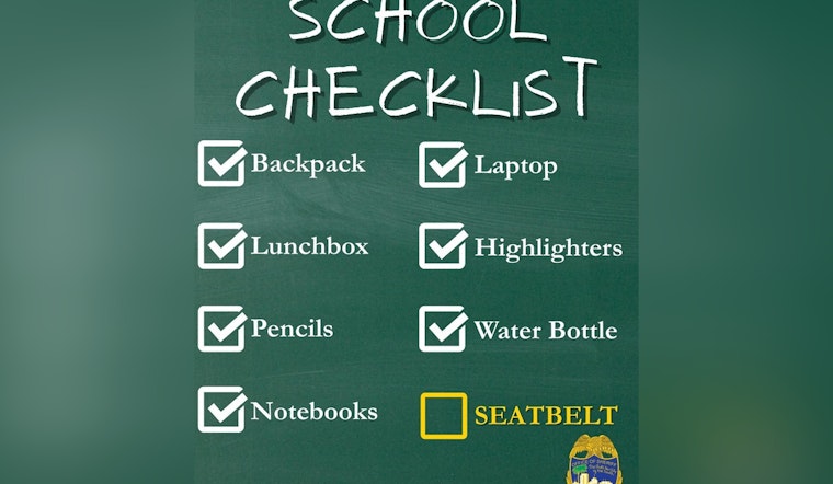 Jacksonville Sheriff's Office Emphasizes Seatbelt Use for Back-to-School Safety