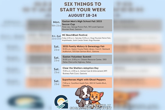 Jam-Packed Week of Festivities in Gaston, Soccer, Beach Music, and Superheroes Celebration