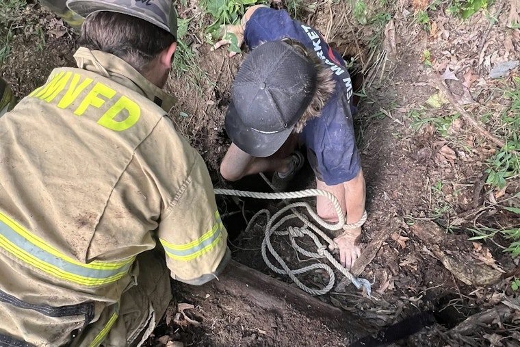 Jefferson County First Responders Heroically Rescue Calf from Sinkhole in New Market