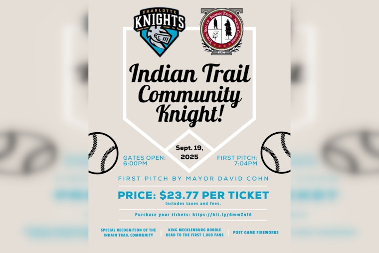 Join the Indian Trail Community Knight at Truist Field with the Charlotte Knights