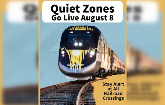 Jupiter Introduces Quiet Zones at Railroad Crossings to Reduce Noise Pollution