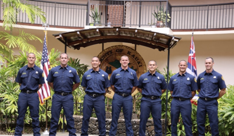 Kaua'i Fire Department Welcomes New Firefighters and Celebrates Promotions at 34th Recruit Class Ceremony