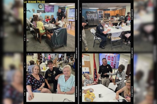 La Vergne Police Officers Foster Community Trust with Delightful Visit to Local Senior Center