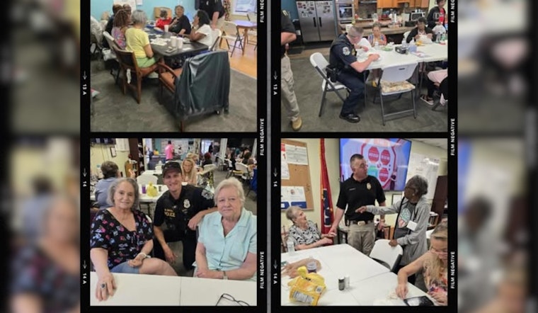 La Vergne Police Officers Foster Community Trust with Delightful Visit to Local Senior Center