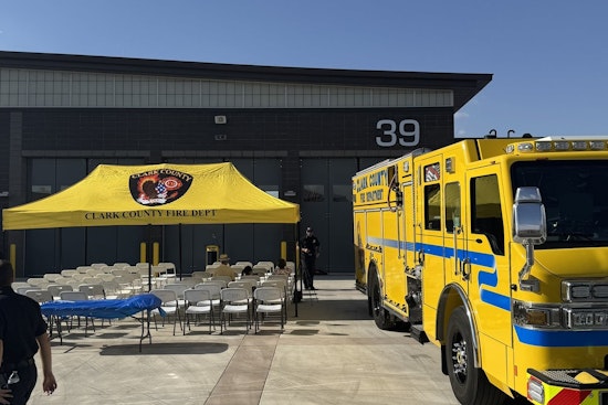 Las Vegas Valley Welcomes New Fire Station #39 with Unique Hose-Cutting Ceremony