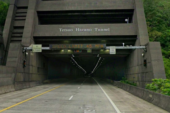 Late-Night Vehicle Fire Shuts Down H-3 Near Harano Tunnels