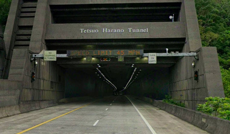 Late-Night Vehicle Fire Shuts Down H-3 Near Harano Tunnels