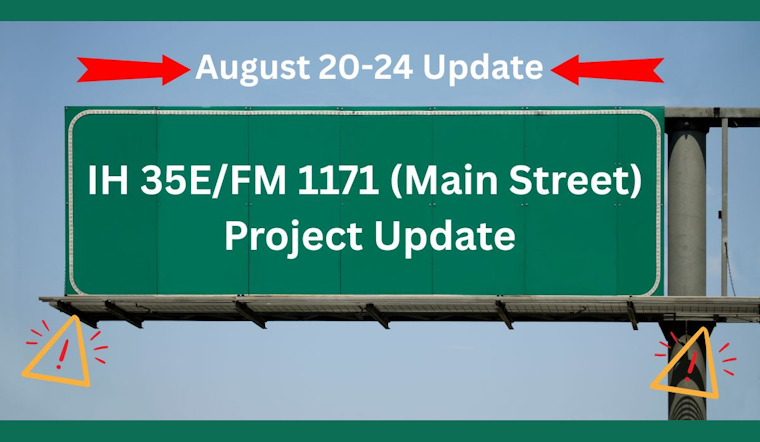 Lewisville Drivers Alert: Main Street Bridge Updates and Traffic Pattern Changes Ahead