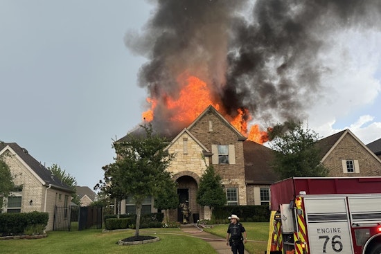 Lightning Strike Ignites Spring Home in Harris County, No Injuries Reported