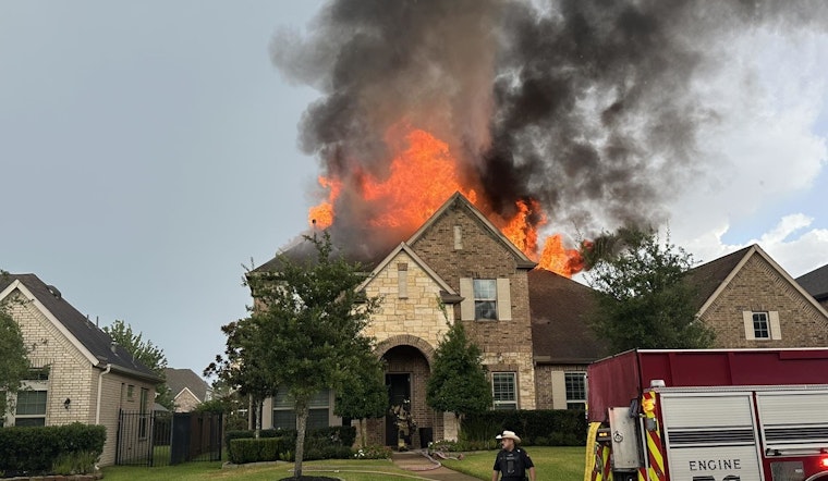 Lightning Strike Ignites Spring Home in Harris County, No Injuries Reported