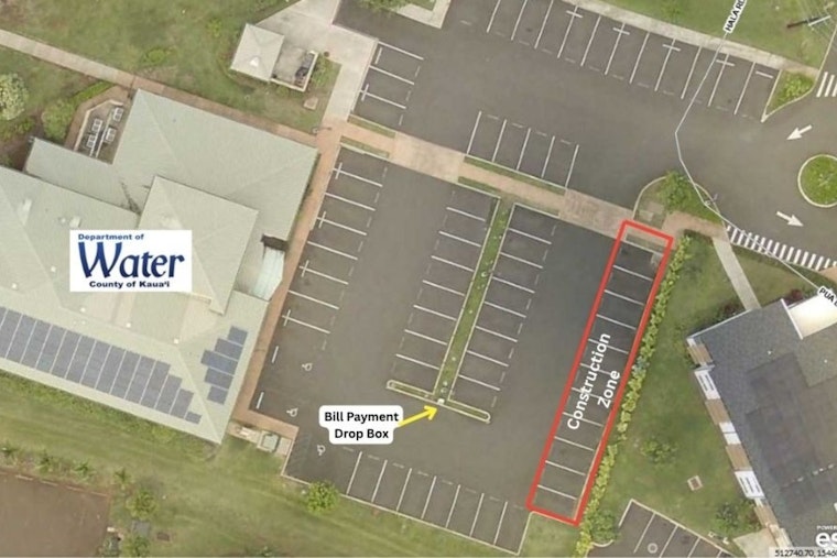 Līhuʻe DOW Office Parking Lot to Undergo Safety Upgrades This Saturday