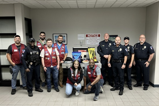 Lowe's of Statesville Donates New Grill and Treats to Police, Bolstering Community Ties
