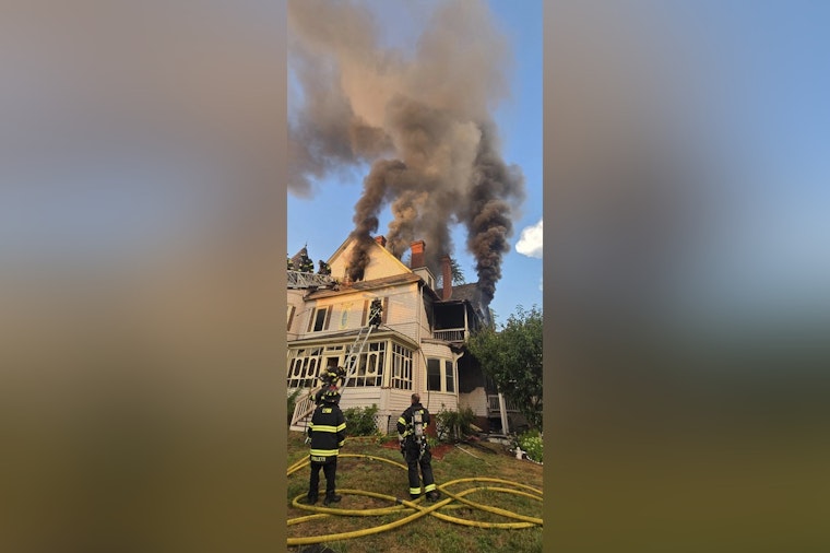Lynn Firefighters Battle 3rd Alarm Blaze in Historic Victorian Home on Baltimore Street