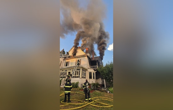 Lynn Firefighters Battle 3rd Alarm Blaze in Historic Victorian Home on Baltimore Street