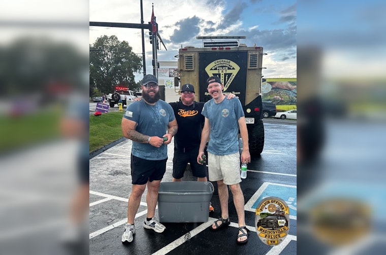 Madisonville Police and Community Members Join Forces to "Smash the Stigma" of Addiction with Water Balloon Fight on Awareness Day