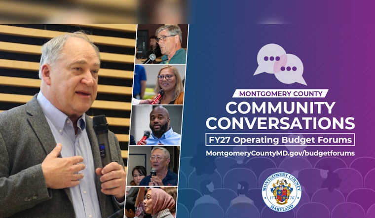 Marc Elrich Hosts "Community Conversations" Across Montgomery County on FY27 Budget Priorities