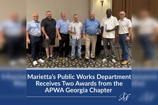 Marietta Public Works Department Earns Dual Honors from APWA Georgia Chapter