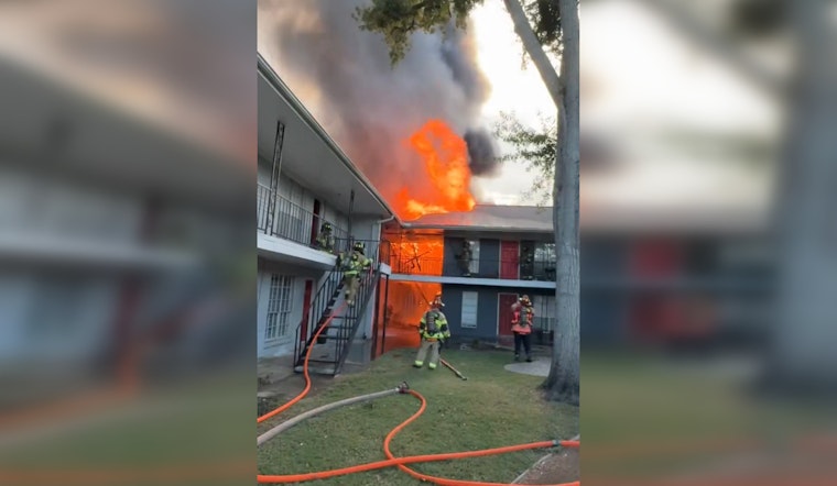 Massive Blaze Devastates Houston Apartment Complex, Leaves Hundreds Homeless in Spring Branch