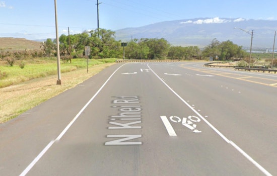 Maui Commuters Alerted of Overnight Lane Closure on North Kīhei Road for Safety Upgrades