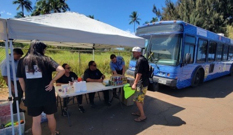 Maui Police Department's Mobile Unit Offers Essential Services to Houseless at Kalama Park