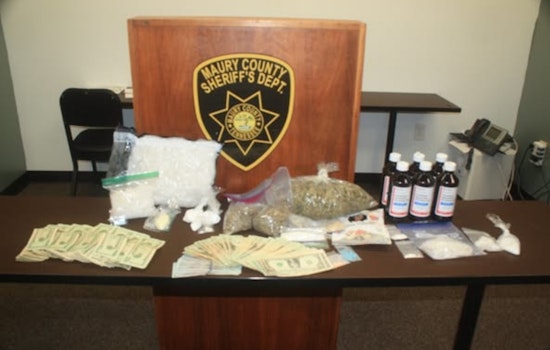 Maury County Deputies Seize Over $80K Worth of Drugs in Traffic Stop Turned Major Bust
