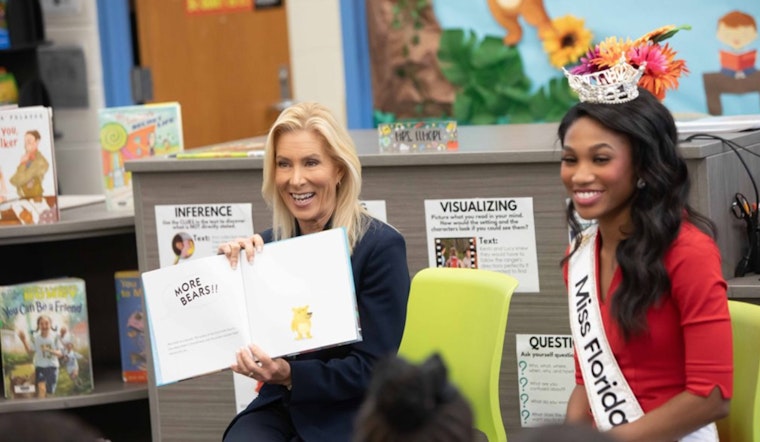 Mayor Deegan and Miss Florida 2025 Paris Richardson Promote Literacy at Dinsmore Elementary in Jacksonville