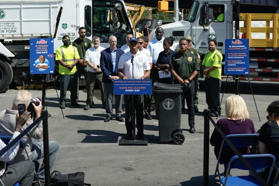 Mayor Eric Adams and DSNY Celebrate Removal of 15 Million Pounds of Litter as NYC Advances in 'Trash Revolution'
