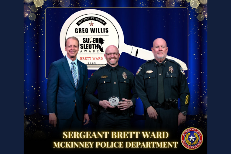 McKinney Detective Honored with 2025 Super Sleuth Award for Outstanding Murder Case Investigation