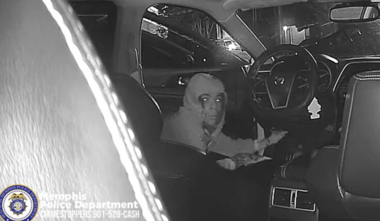 Memphis Police Seek Community Aid to Nab Suspect in Attempted Auto Theft on Meadow Glade Lane