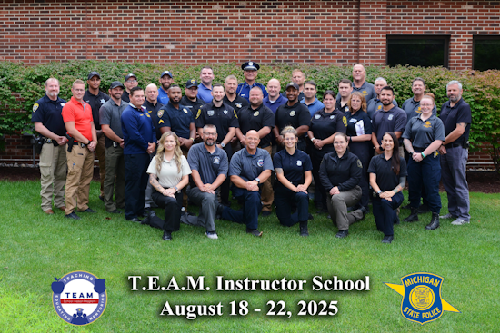 Michigan Boosts School Safety: 28 Officers Graduate from Specialized TEAM Liaison Program