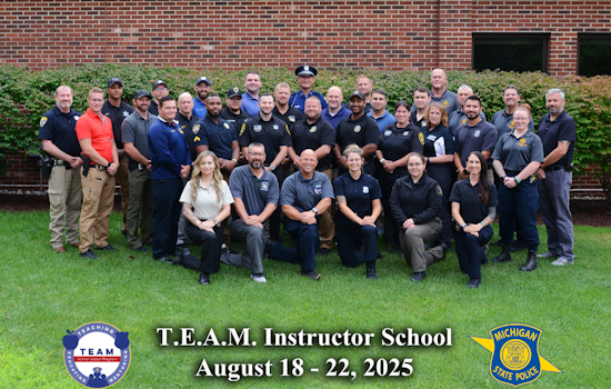 Michigan Boosts School Safety: 28 Officers Graduate from Specialized TEAM Liaison Program