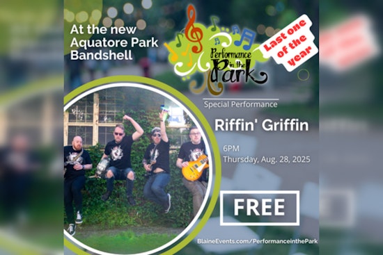 Minneapolis Rockers Riffin’ Griffin to Electrify Blaine's Summer Finale at Aquatore Park