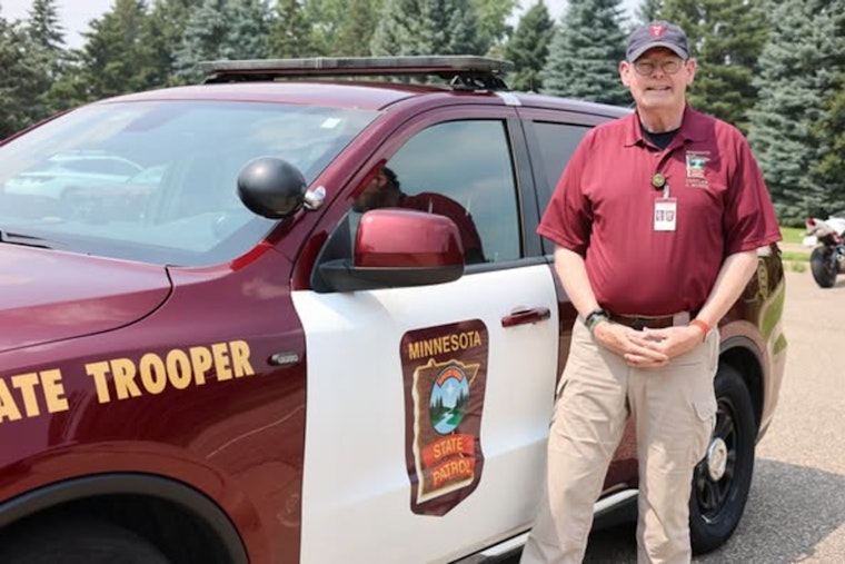 Minnesota State Patrol Honors Chaplain John Morris Upon Retirement After Four Years of Devoted Service