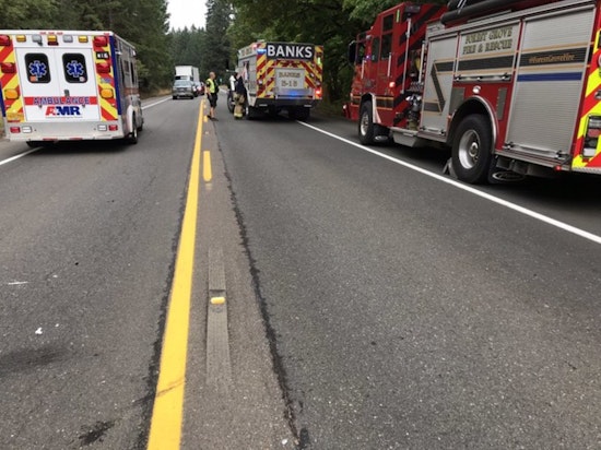 Minor Injuries and Delays Follow Multi-Vehicle Accident on Wilson River Highway Near Forest Grove