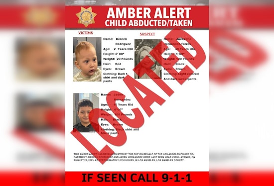 Missing Brothers Found Safe, Amber Alert Canceled in Los Angeles' Westlake District