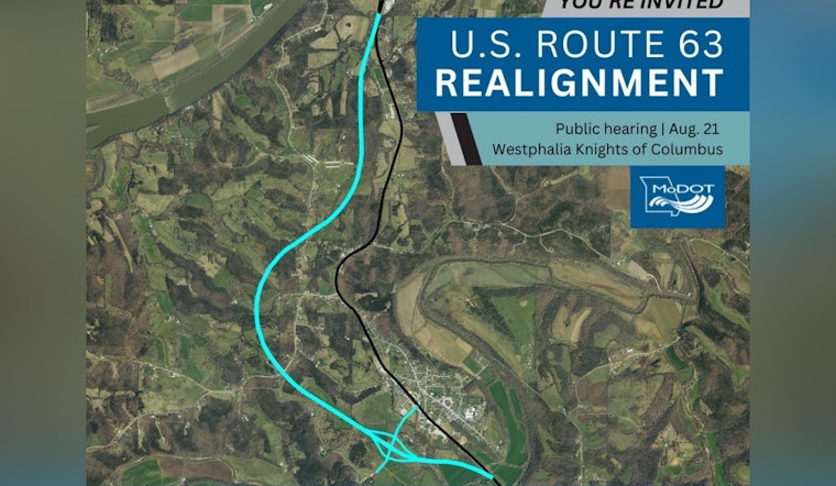 MoDOT Seeks Public Input on U.S. Route 63 Realignment in Osage County