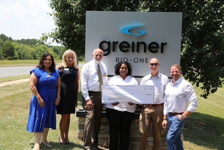 Monroe Awards Greiner Bio-One $58,650 Incentive, Commends Global Leader's Local Economic Impact