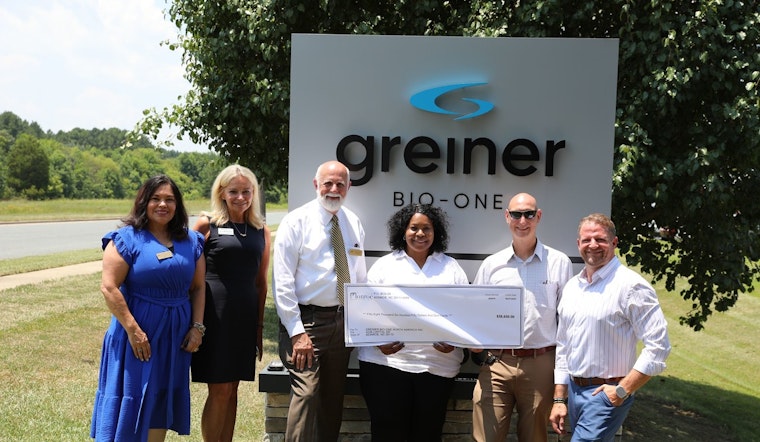 Monroe Awards Greiner Bio-One $58,650 Incentive, Commends Global Leader's Local Economic Impact
