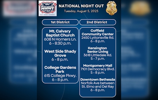 Montgomery County Police Host National Night Out to Strengthen Community Bonds