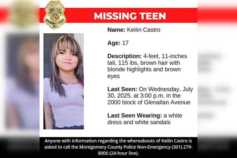 Montgomery County Police Seek Public Help in Search for Missing Teenager Keilin Castro